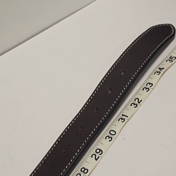 Vintage COBLENTZ Brown Leather Western Belt Stones Rhinestones Buckle Cowgirl main image 8